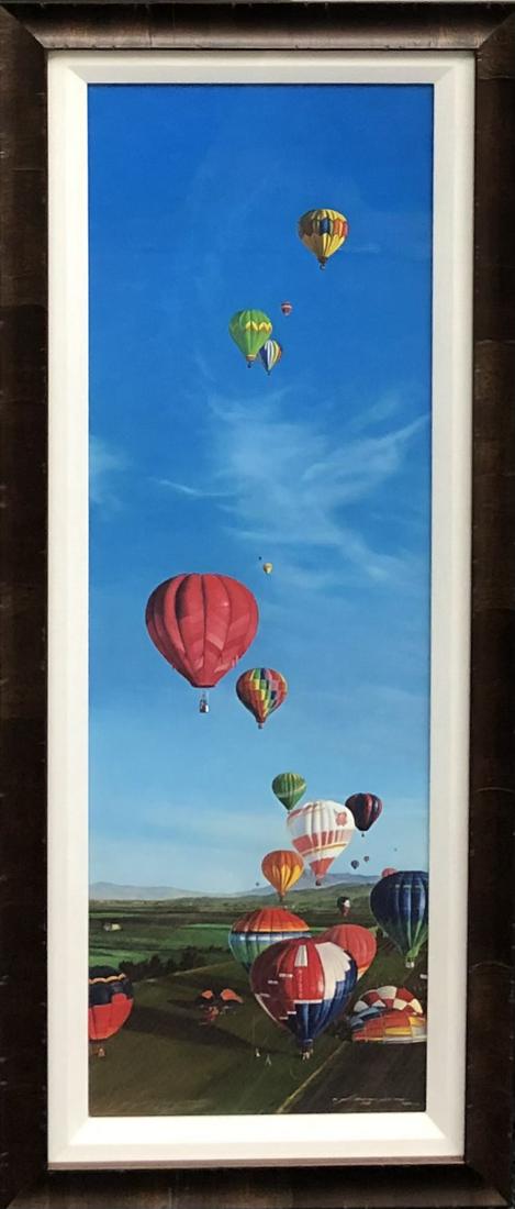 Craig Kodera "The Great Greenwich Balloon Race" Signed Litho (1 of 4)