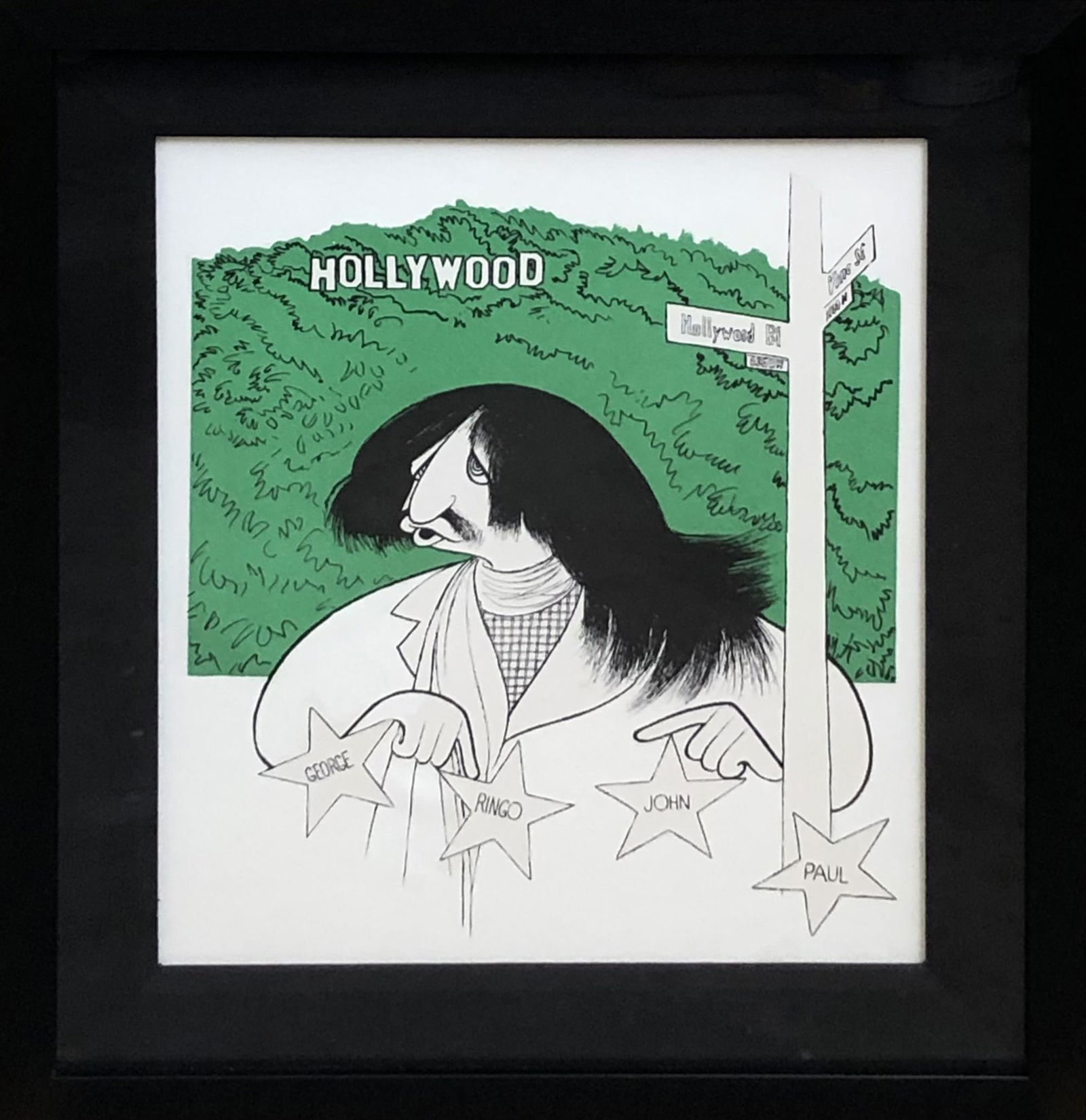 Al Hirschfeld "Ringo" Hand Pulled Lithograph (1 of 5)