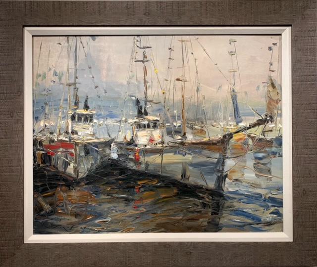 Jorn Fox Impressionist Signed Oil and Acrylic on Canvas (1 of 7)