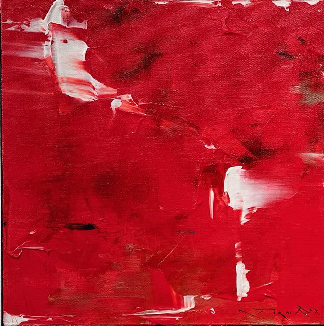 Jorn Fox Abstract Oil and Abstract on Canvas Signed (1 of 7)