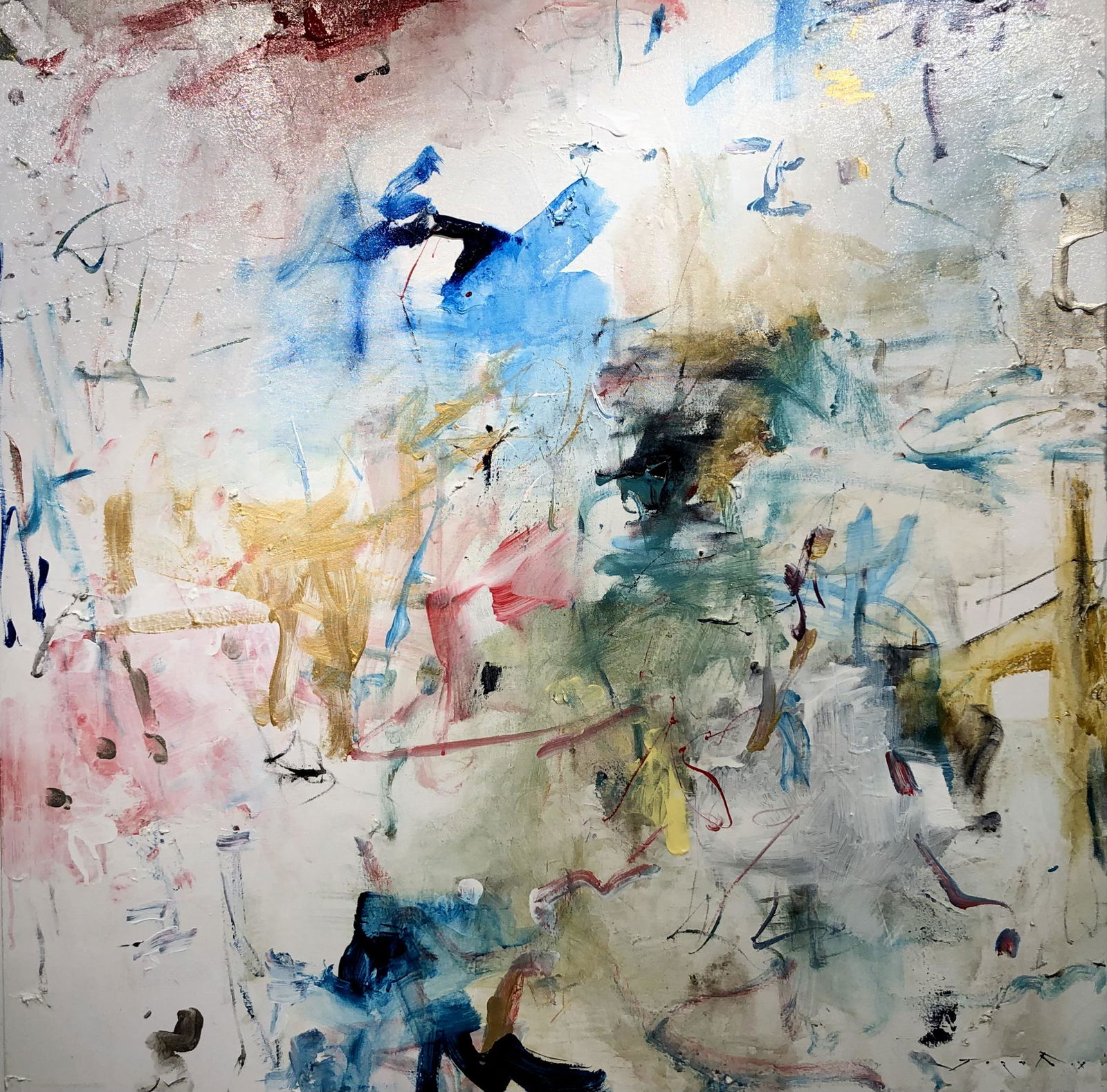 Jorn Fox Abstract Signed Original Acrylic (1 of 4)