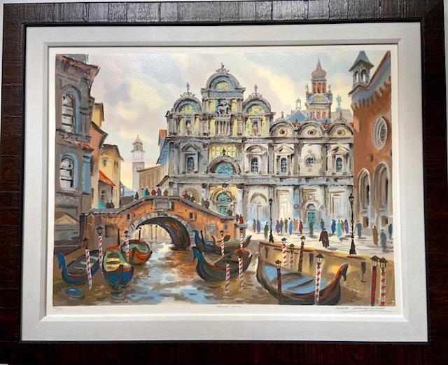 Anatole Krasnyansky (Venice Canal) Signed Litho LE (1 of 7)