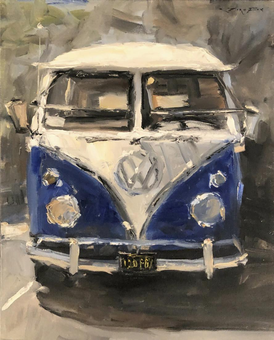 Jorn Fox Impressionist Signed Original Oil on Canvas (1 of 4)