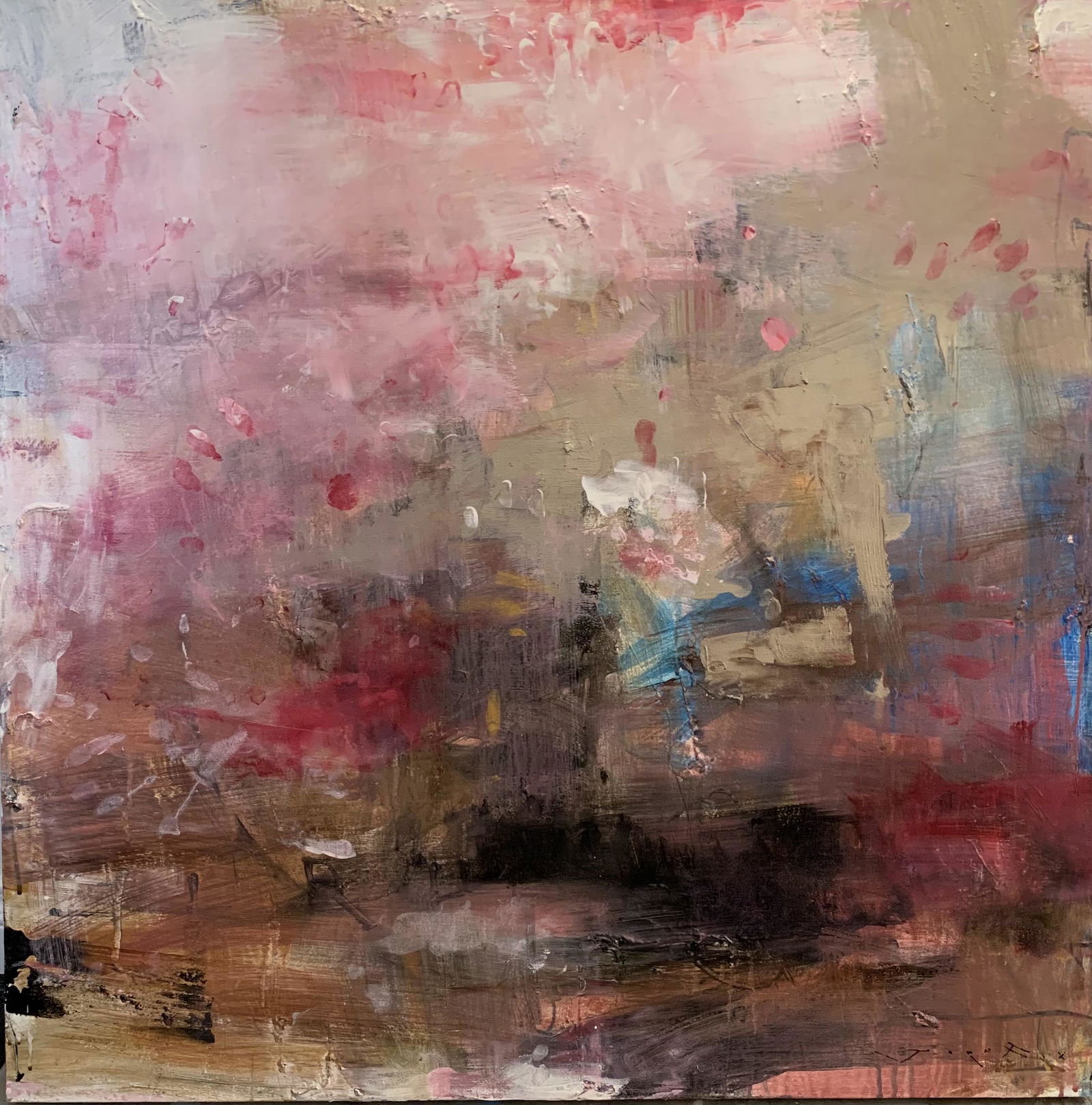 Jorn Fox Abstract Signed Original Oil and Acrylic (1 of 13)