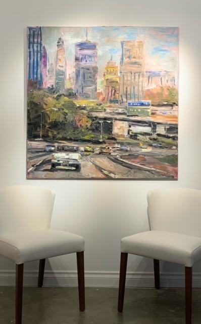 Jorn Fox Impressionist Signed Original Oil on Canvas (1 of 6)