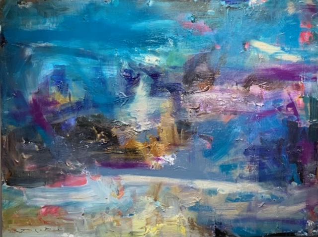 Jorn Fox Abstract Signed Original Oil and Acrylic (1 of 7)