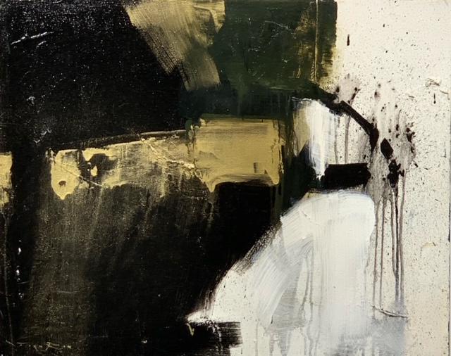 Jorn Fox Abstract Oil and Acrylic on Canvas Signed (1 of 7)