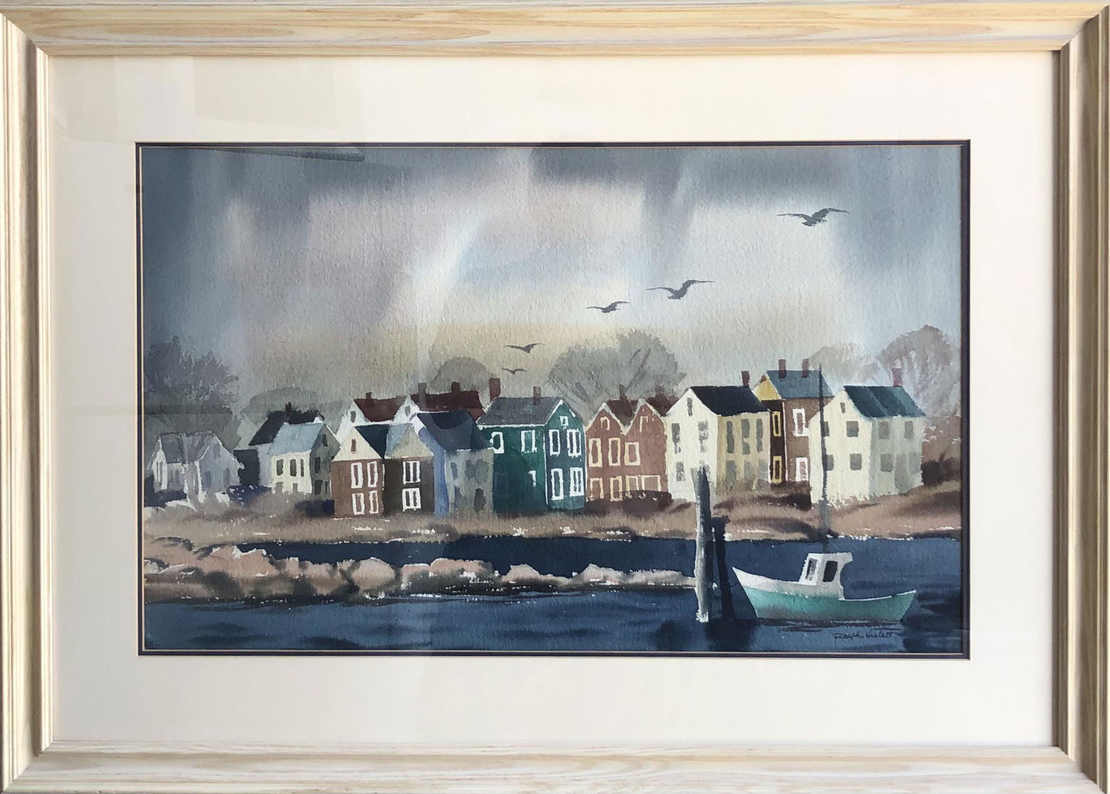Ralph Hulett (Unknown) Signed Original Watercolor (1 of 6)