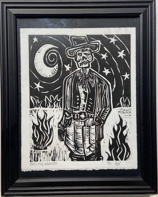Luis Garcia "Billy the Muerto" Signed Wood Print (1 of 6)