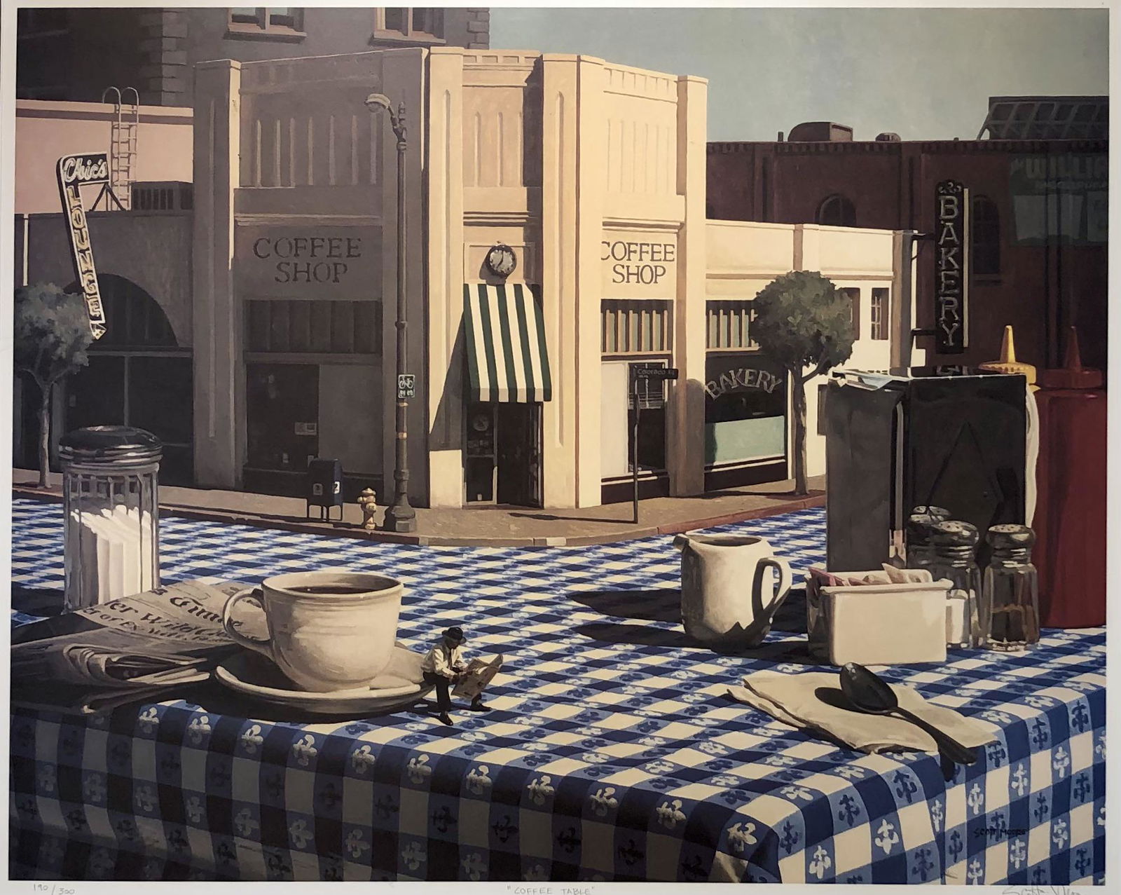Scott Martin Moore "Coffee Table" Signed Litho w/COA (1 of 7)
