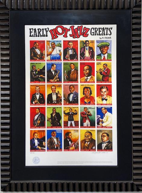 Robert Crumb "Early Hot Jazz Greats" Signed Giclee LE (1 of 6)