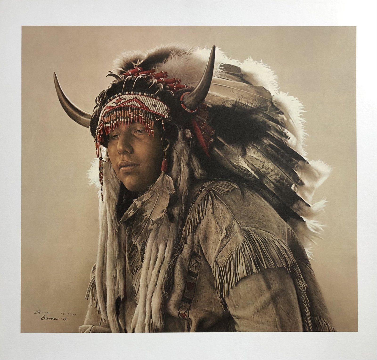 James Bama "Ken Blackbird" Signed Litho LE (1 of 5)