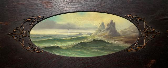 Seascape Original Pastel Circa 1930's (1 of 4)