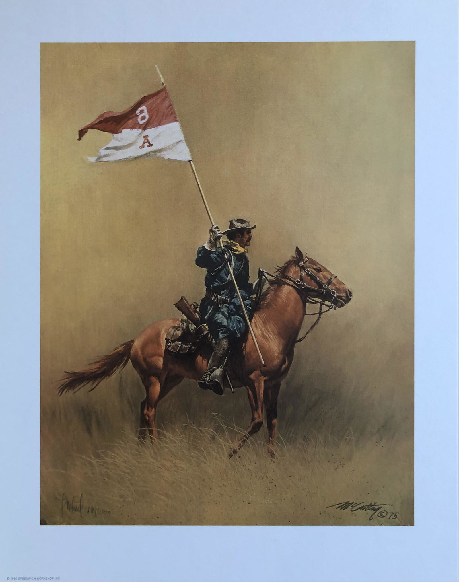 Frank McCarthy "The Trooper" Signed Lithograph (1 of 5)