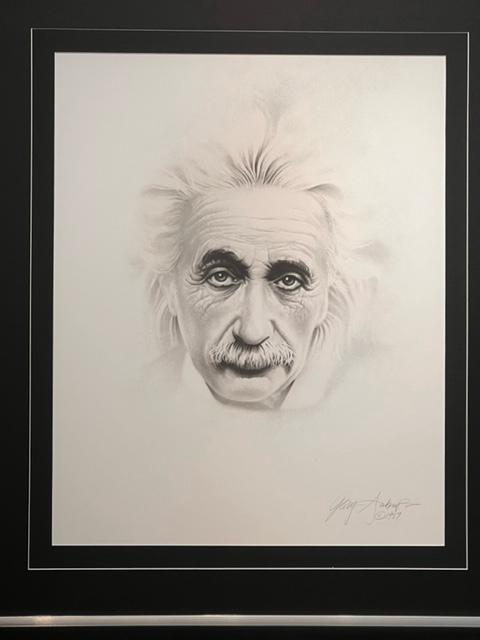 Gary Saderup "Einstein" Signed 1987 Llithograph (1 of 10)