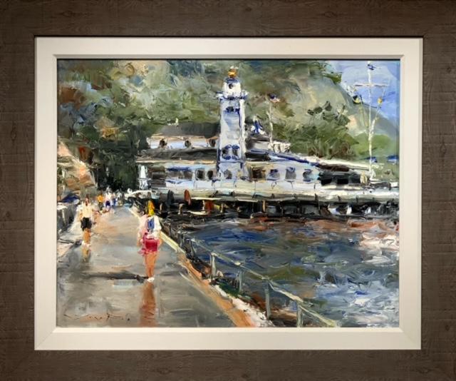 Jorn Fox Impressionist Signed Oil and Acrylic on Canvas (1 of 9)