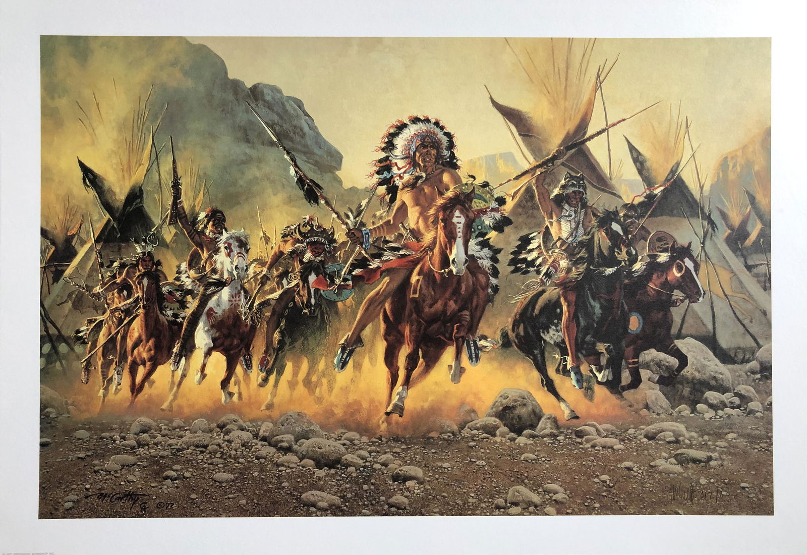 Frank McCarthy "To Battle" Signed Lithograph LE (1 of 5)