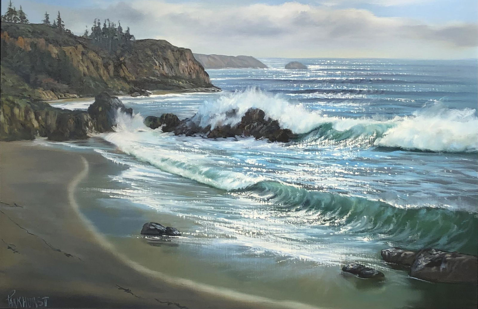 Violet Parkhurst Signed Original Oil (1 of 6)