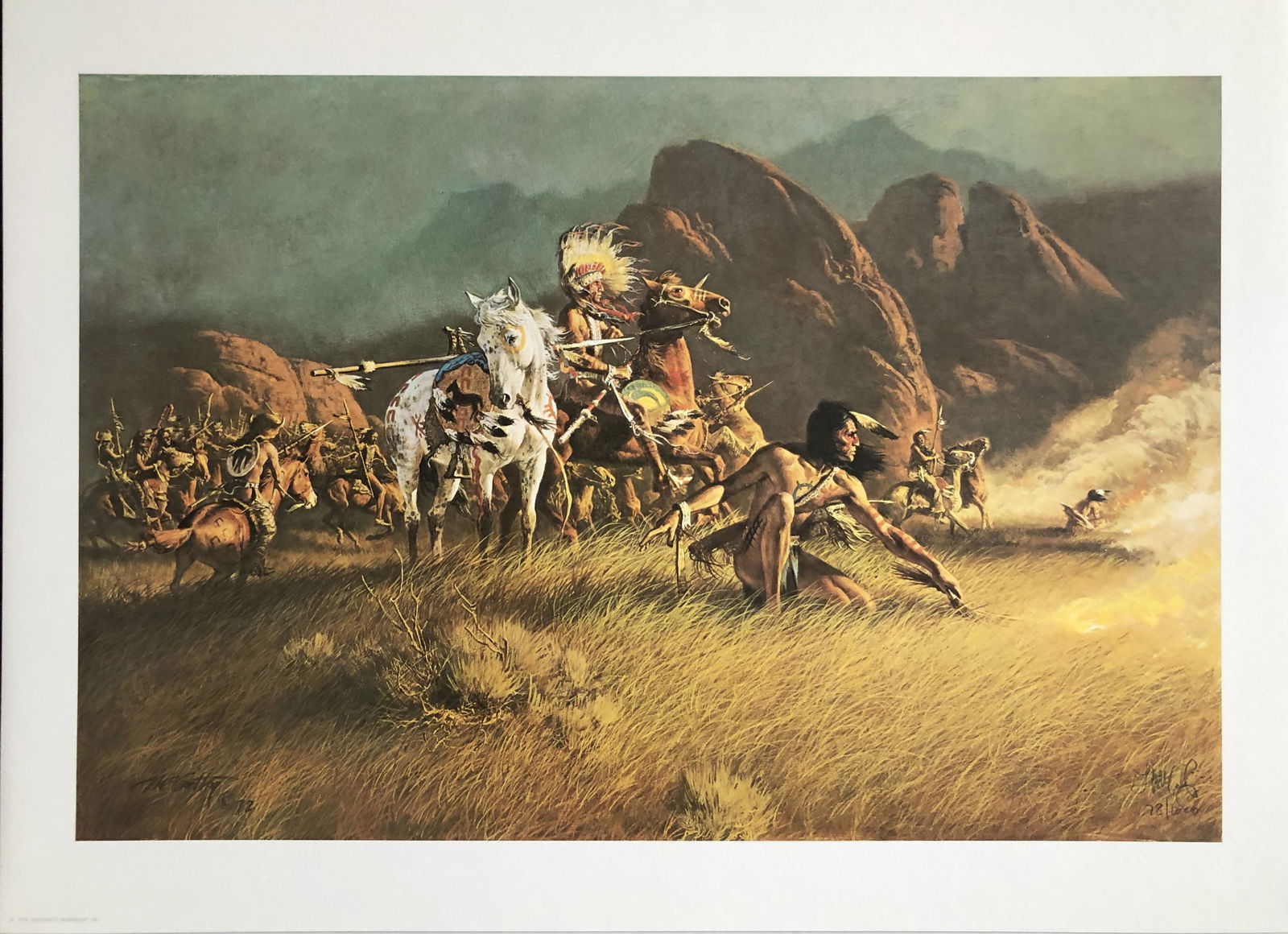 Frank McCarthy "Smoke Was Their Ally" Signed Litho LE (1 of 7)