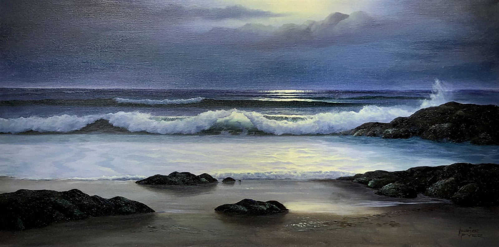 Maurice Meyer Signed Original Oil (1 of 5)