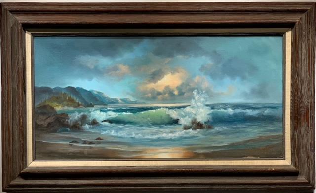 A. Nicassio (Seascape) Signed Original Oil on Canvas (1 of 6)