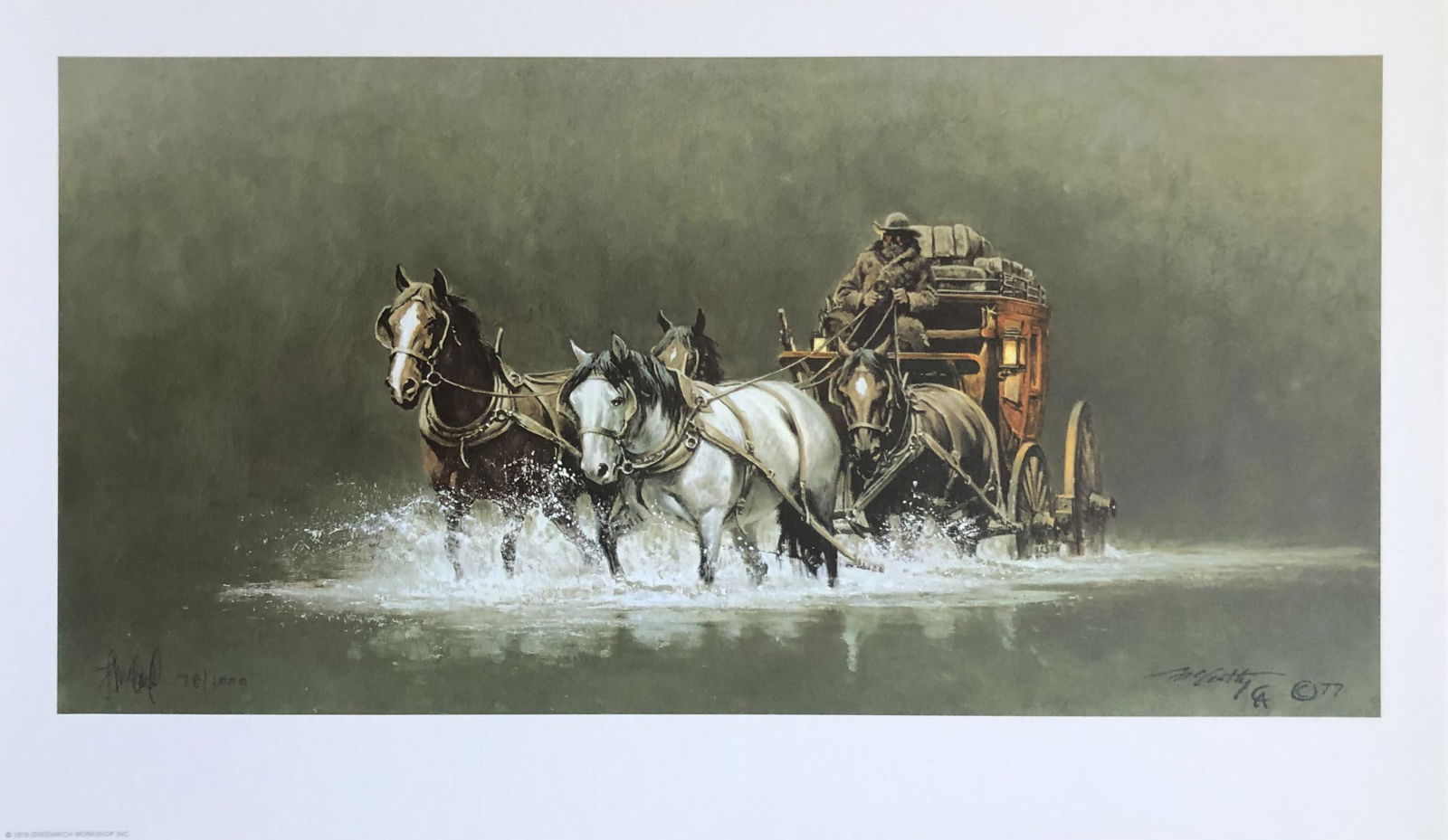Frank McCarthy "Night Crossing" Signed Litho LE (1 of 4)