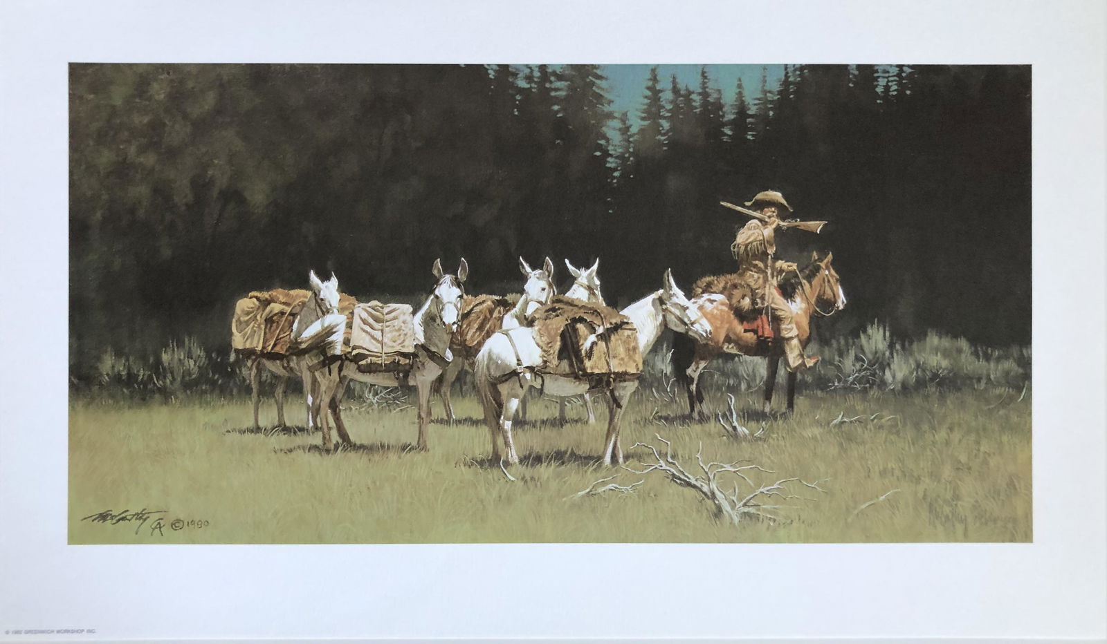 Frank McCarthy "ALERT" Signed Litho LE (1 of 4)