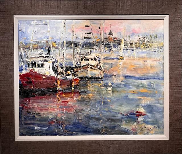 Jorn Fox Impressionist Signed Oil and Acrylic on Canvas (1 of 9)