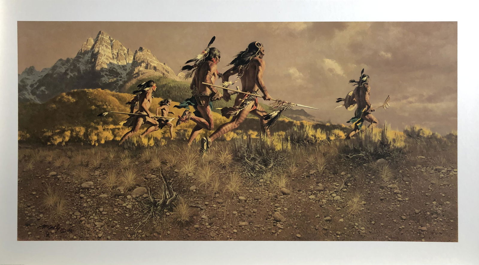 Frank McCarthy "The Warriors" Signed Litho LE (1 of 5)