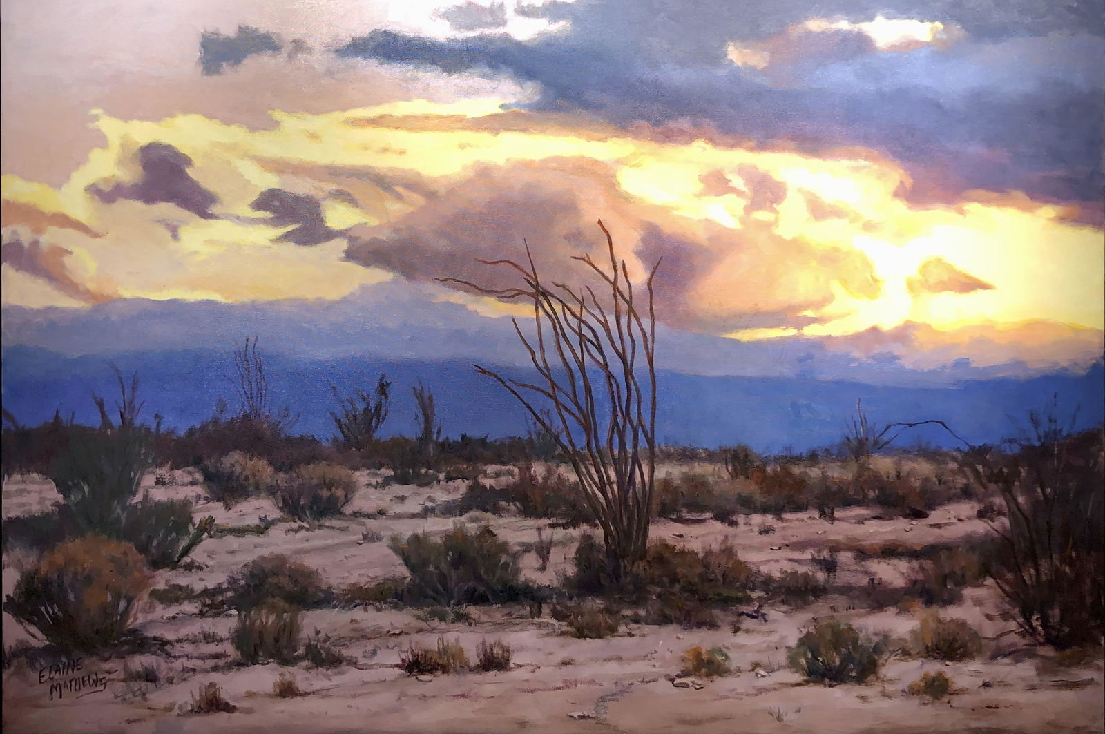 Elaine Matthews Signed Original Oil (1 of 5)