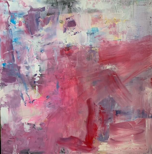 Jorn Fox Abstract Signed Original Oil and Acrylic (1 of 4)