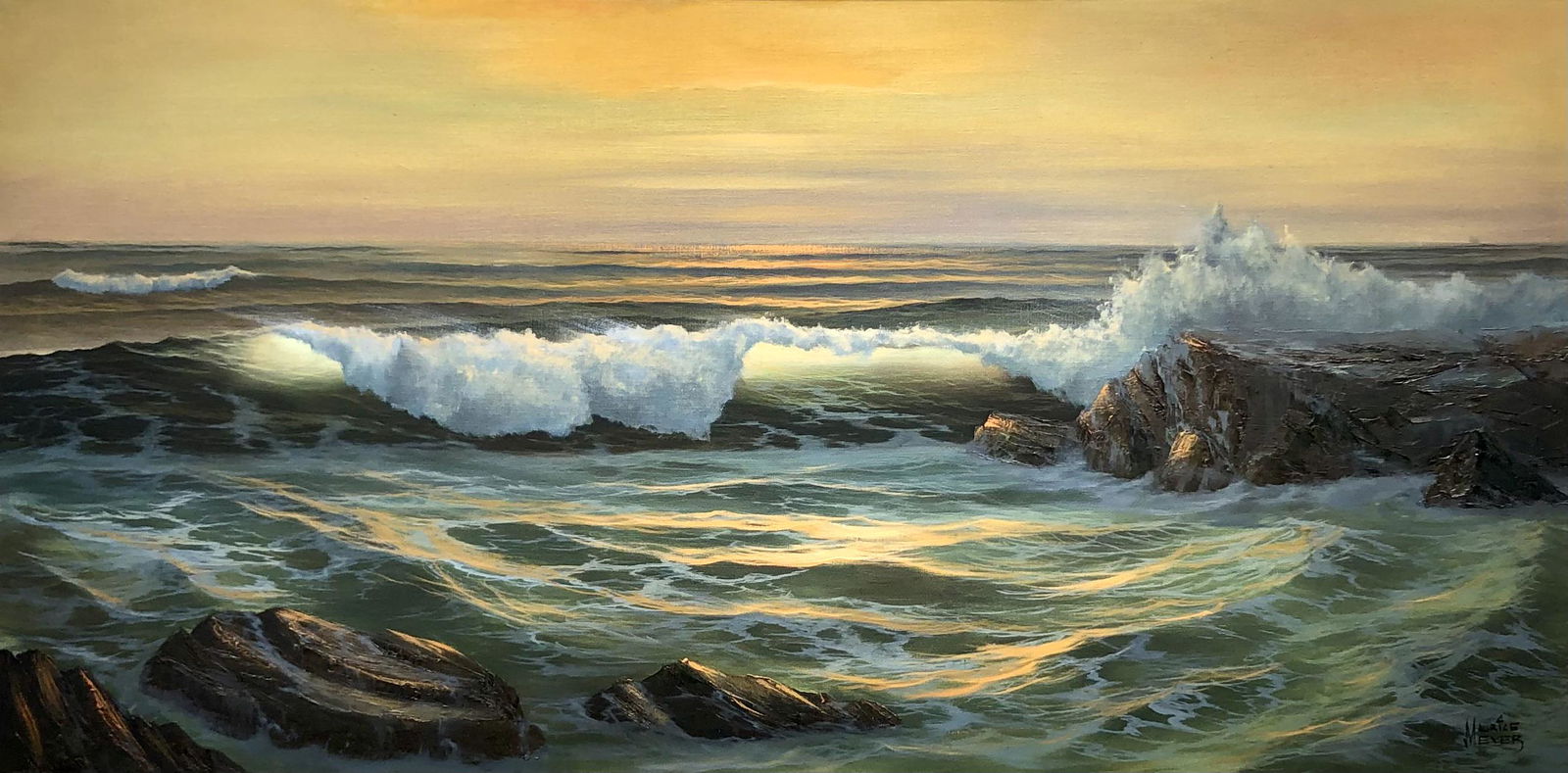 Maurice Meyer Signed Original Oil (1 of 5)