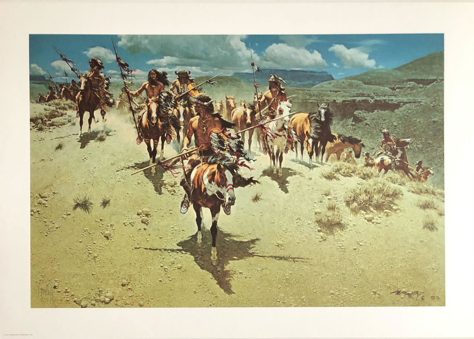 Frank McCarthy "Comanche Moon" Signed Litho LE (1 of 4)