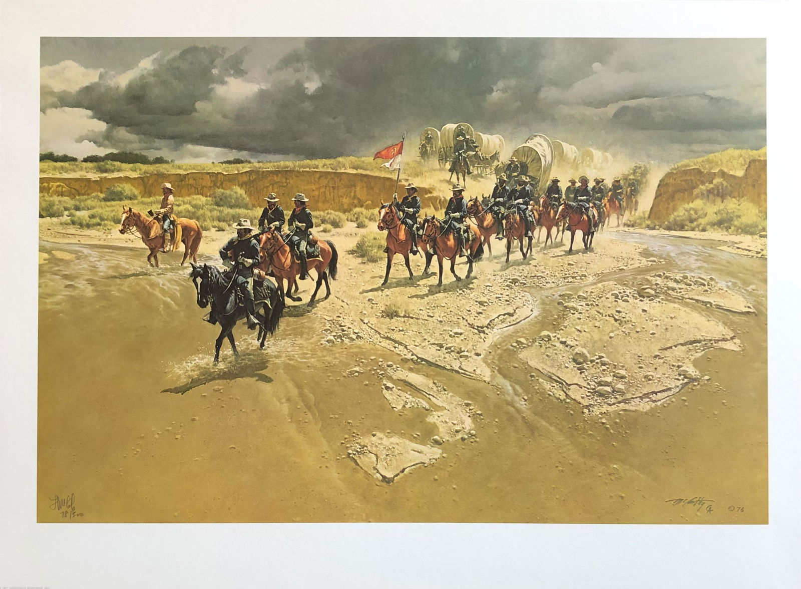 Frank McCarthy "Distant Thunder" Signed Lithograph LE (1 of 5)