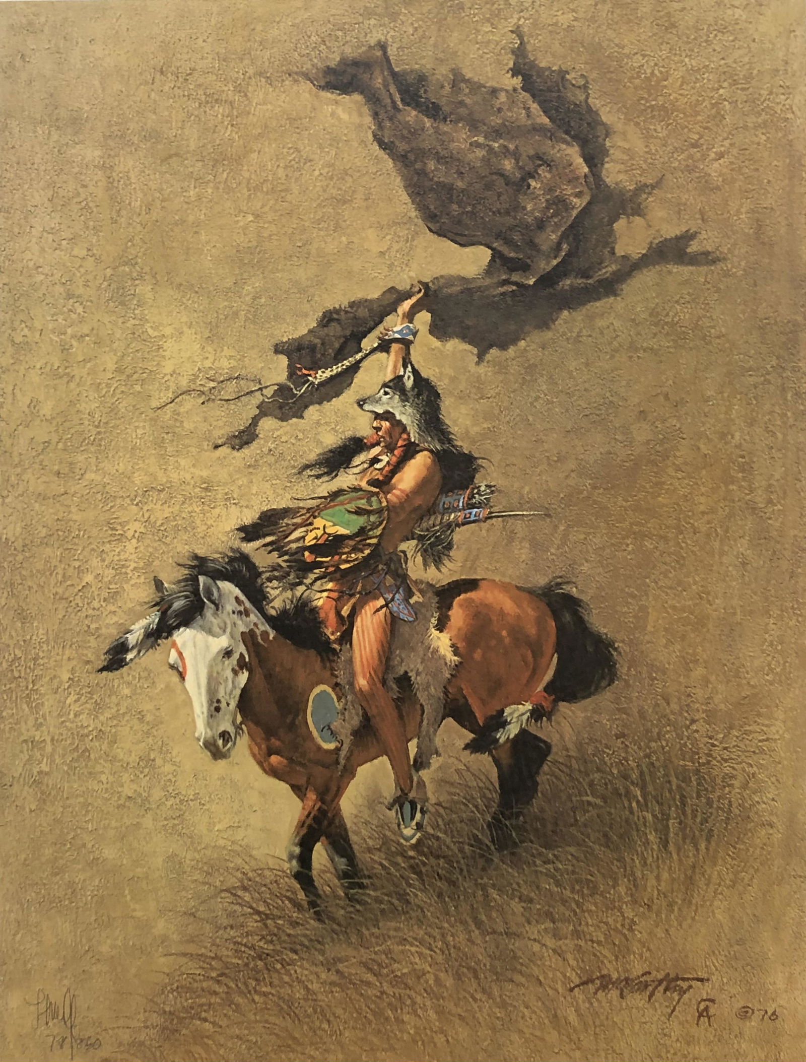 Frank McCarthy "Robe Signal" Signed Lithograph (1 of 7)