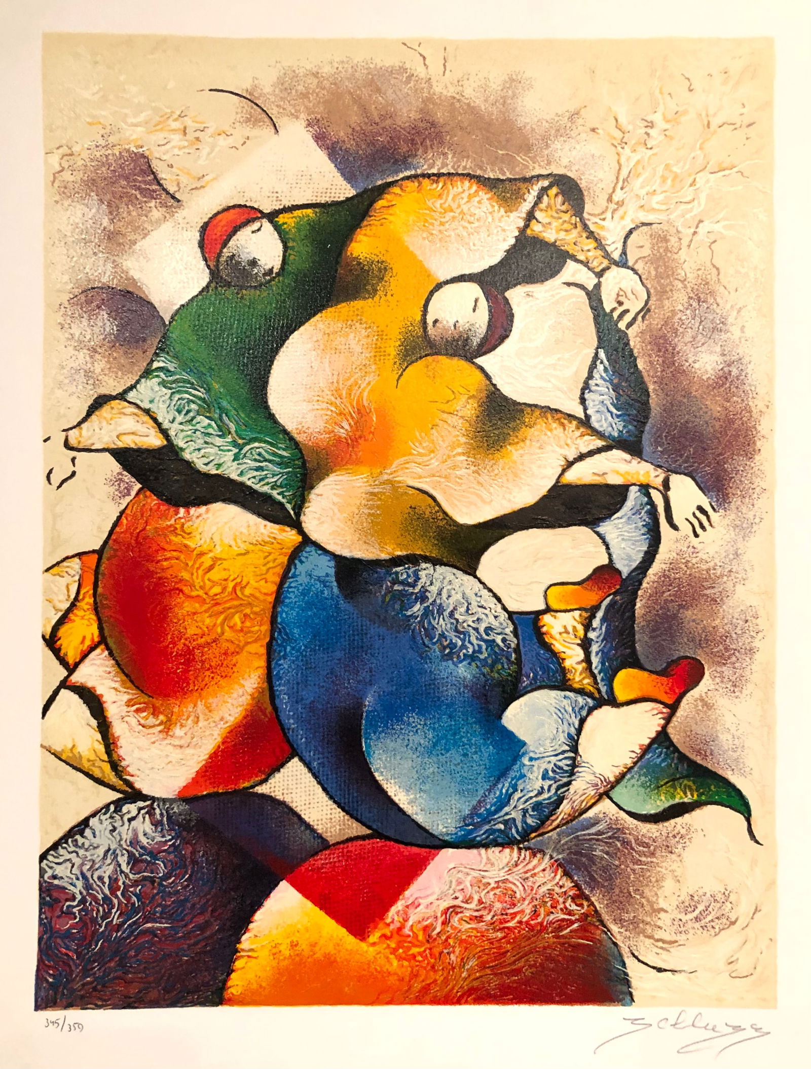 David Schluss Signed Serigraph LE (1 of 4)