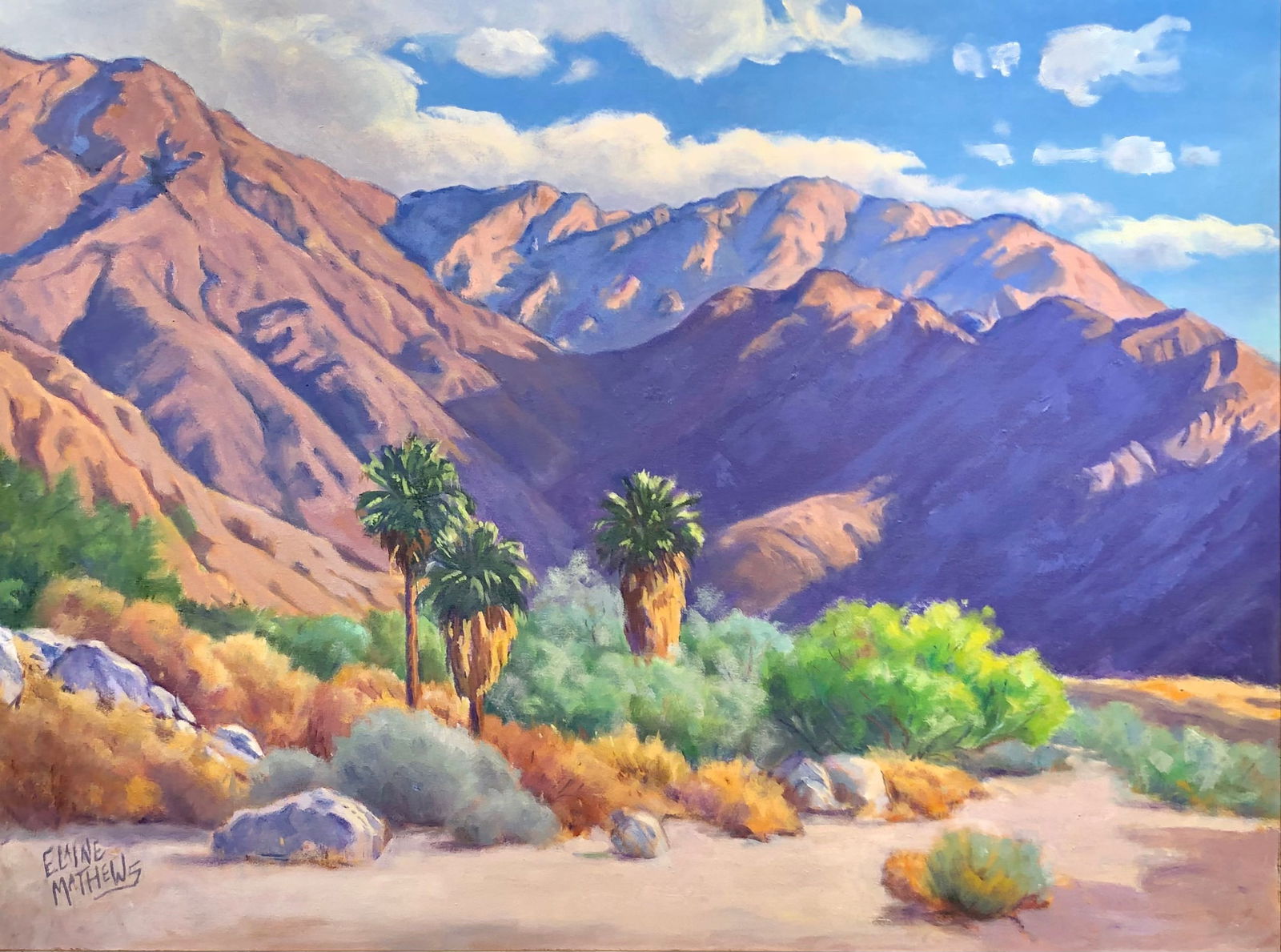 Elaine Matthews Signed Original Oil (1 of 5)