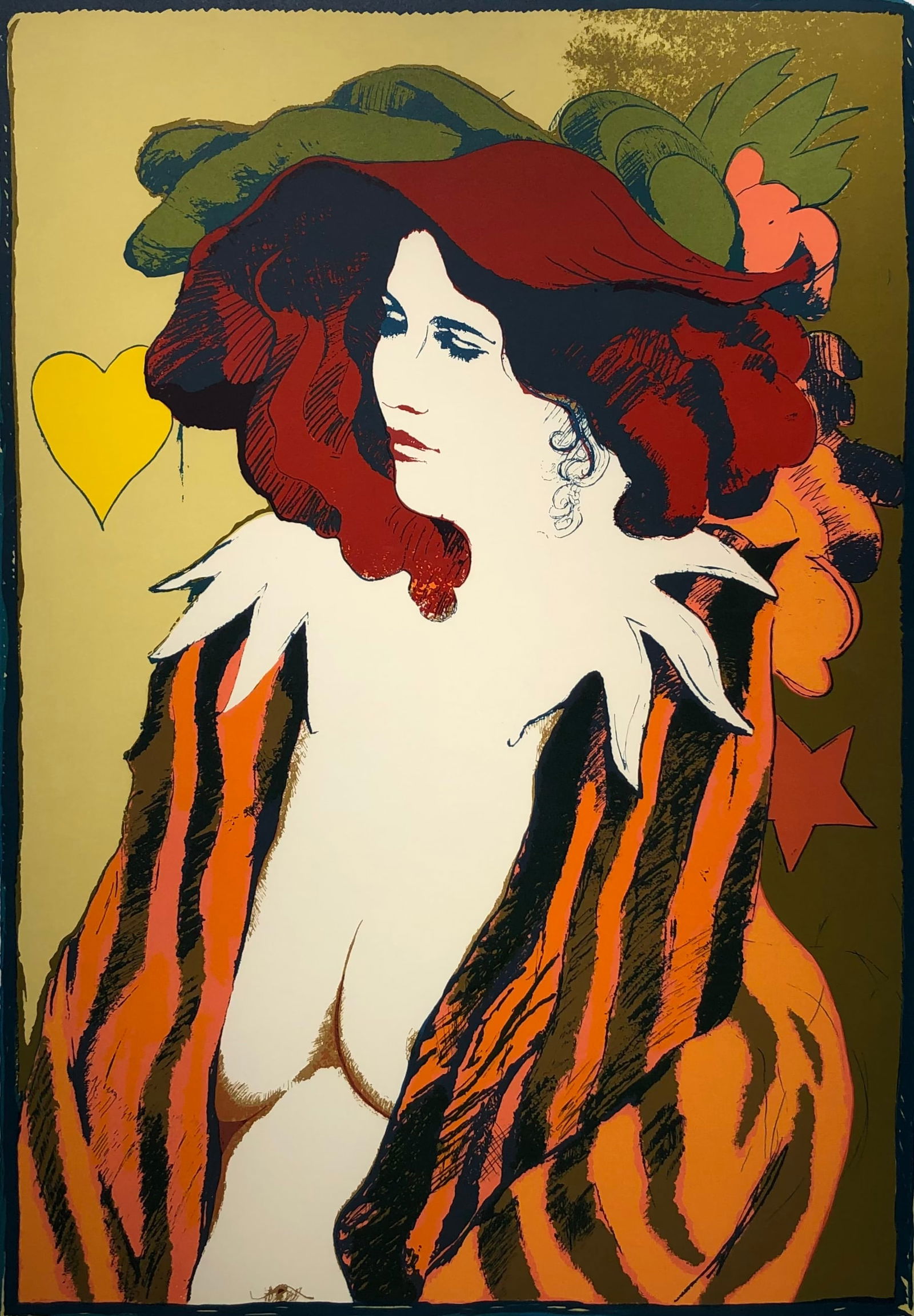 Frank Gallo "Carol" Signed Hand-Pulled Lithograph LE - Figurative: Artist: Frank Gallo Title: Carol Medium: Lithograph on Paper (Hand Pulled) Limited Edition: 20/300 Art Dimensions: 33 H x 24 W inches Framed Dimensions: 41 H x 31 W inch