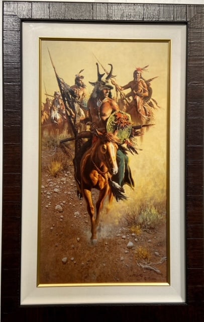 Frank McCarthy "Red Bulls War Party" Signed Litho LE (1 of 6)