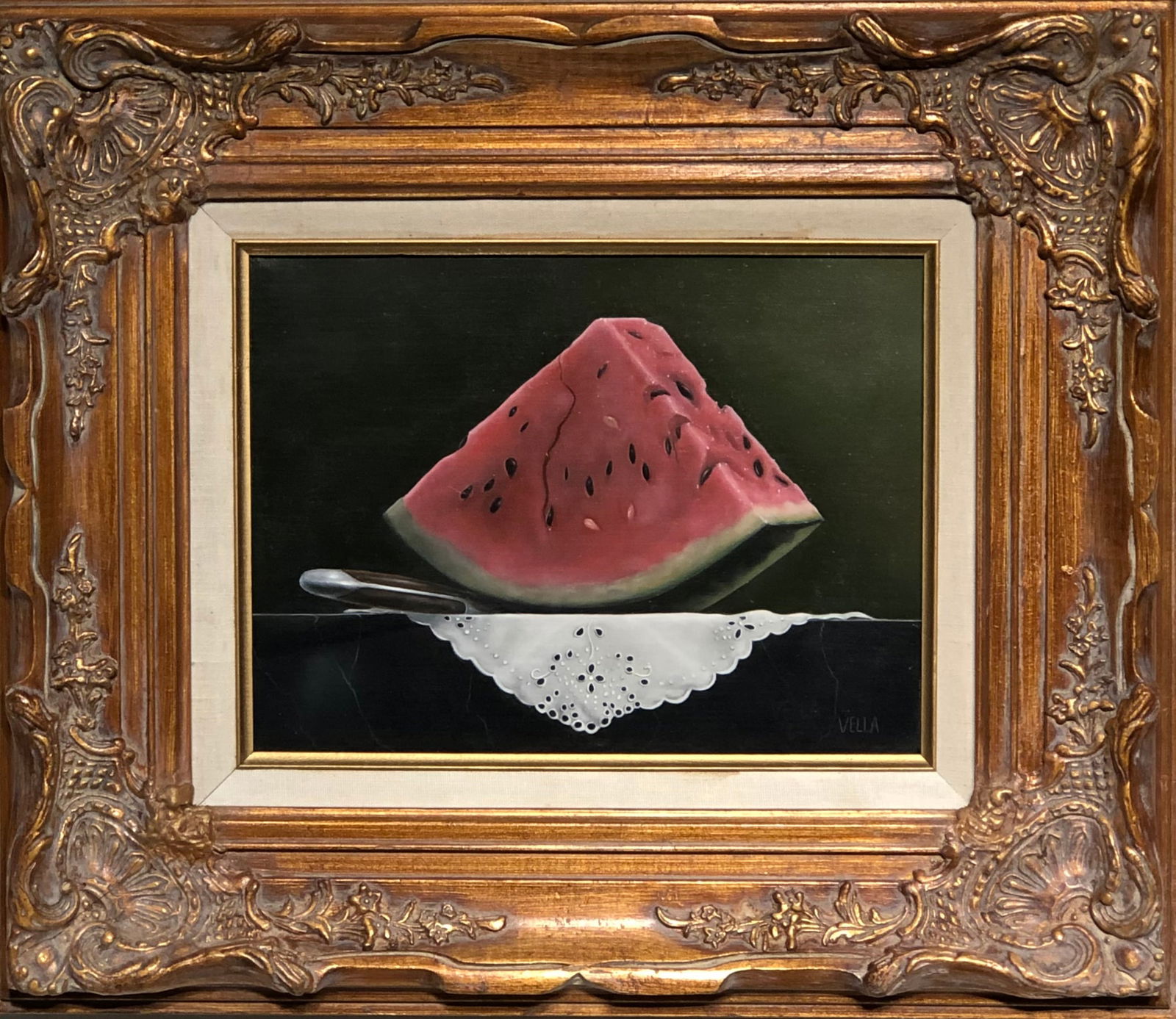 Vella (Untitled - Still Life) Signed Original Oil (1 of 8)