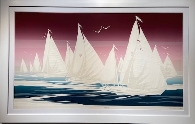 Warren Woodward "Regatta" Signed Serigraph AP (1 of 7)