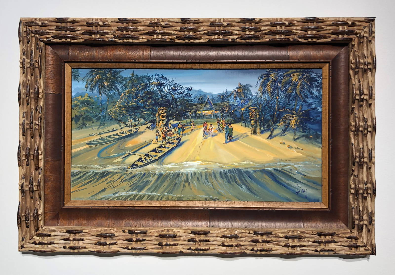 Lay (hawaii) Signed Original Acrylic Auction