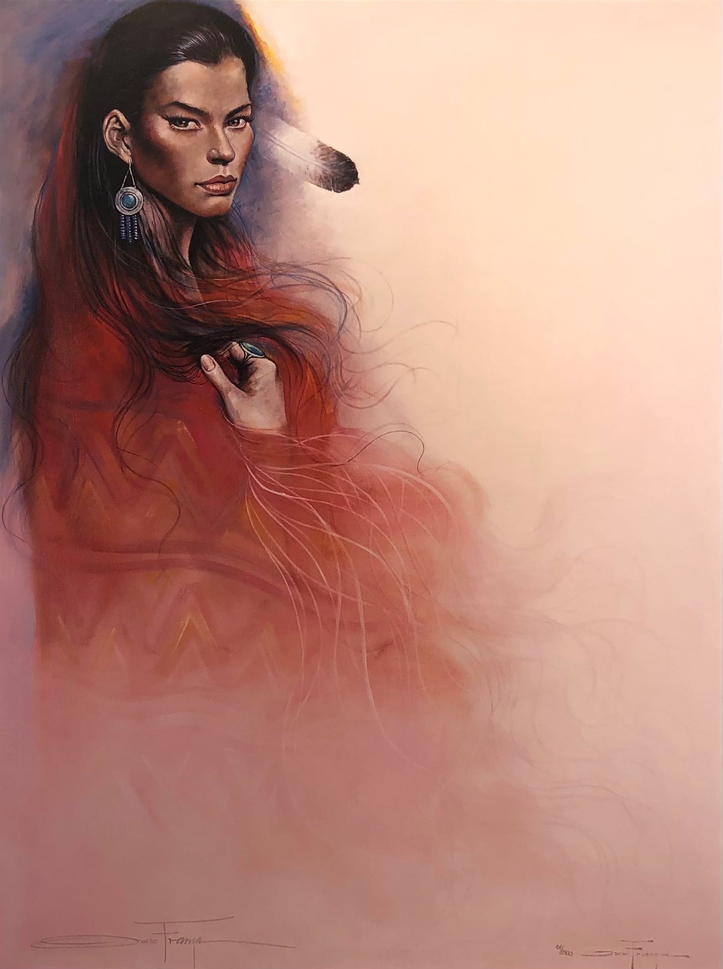 Ozz Franca "Cecy" Signed Lithograph w/COA (1 of 8)