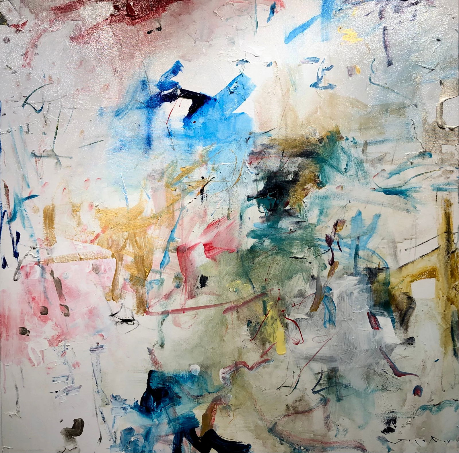 Jorn Fox Abstract Signed Original Acrylic (1 of 4)