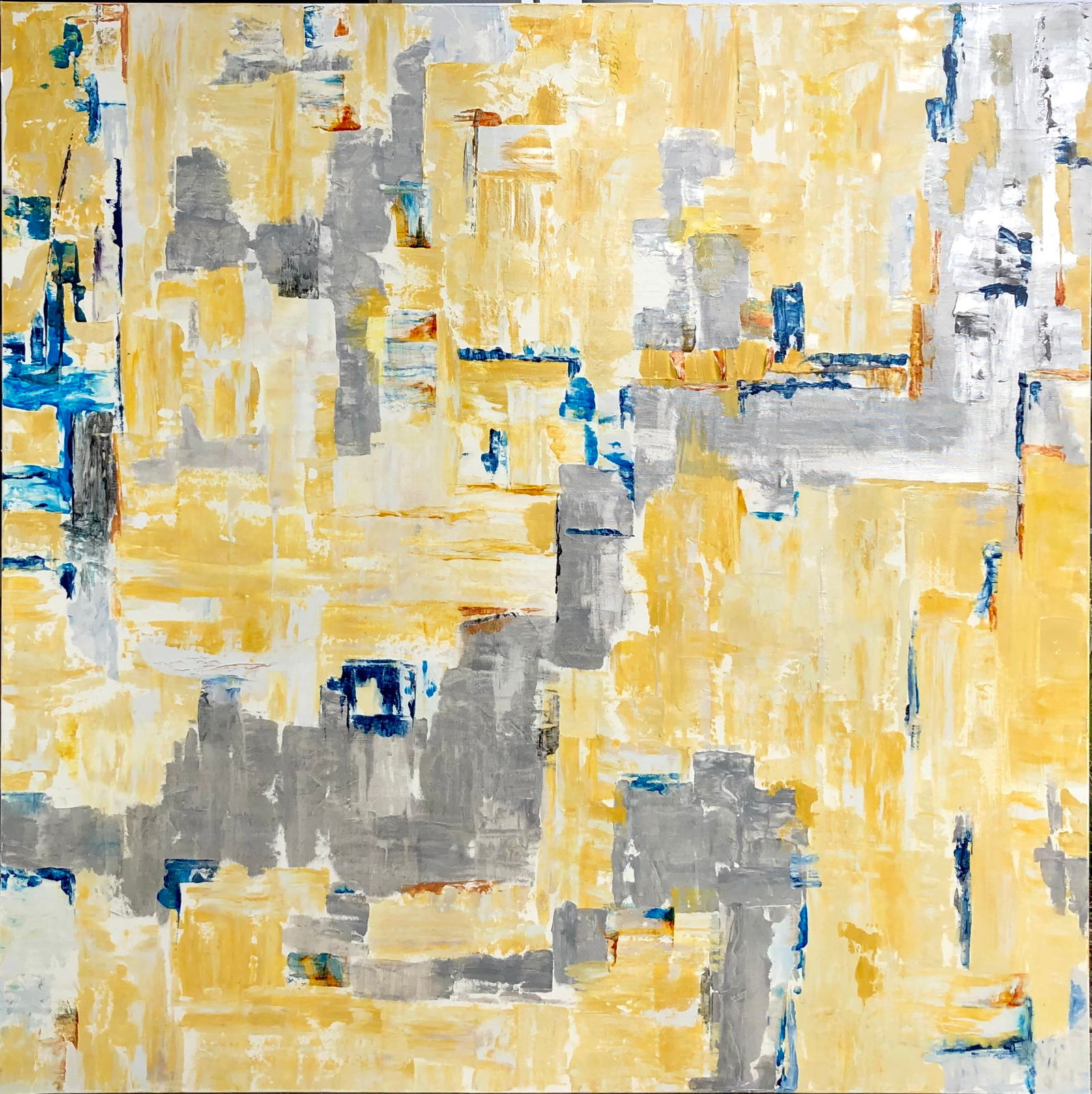 Barbara Owens "Yellow" Signed Original Acrylic (1 of 6)