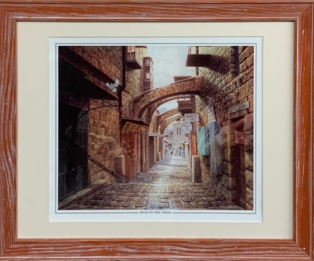 Graham Braddock "Road to the Cross" Plate Signed Litho (1 of 4)