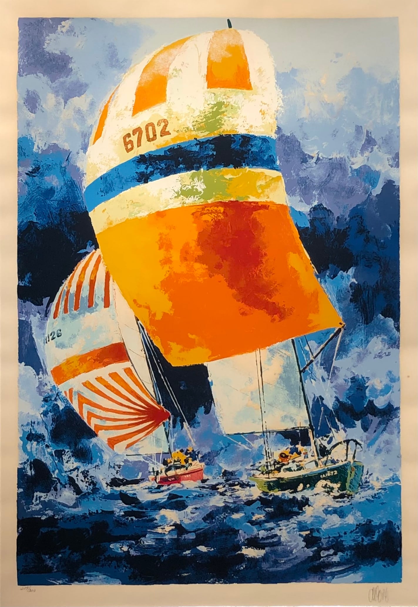Wayland Moore "America's Cup" Signed Seri LE (1 of 7)