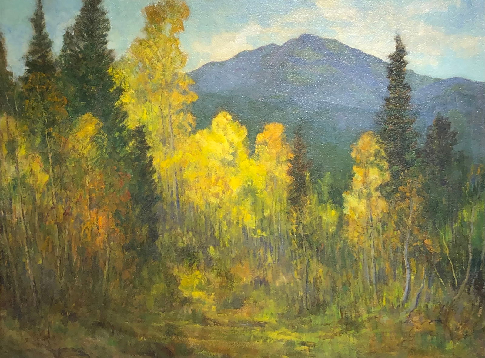 David Stirling "Early Autumn" Signed Original Oil - Impressionist (1 of 10)