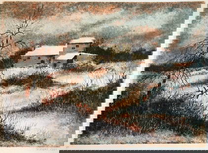 Pierre Mas (Landscape) Signed Lithograph LE: Artist: Pierre Mas Title: Untitled Medium: Lithograph on Paper Limited Edition: 42/225 Art Dimensions: 42 H x 225 W inches ARTIST BIO: Pierre Mas is a Twenti
