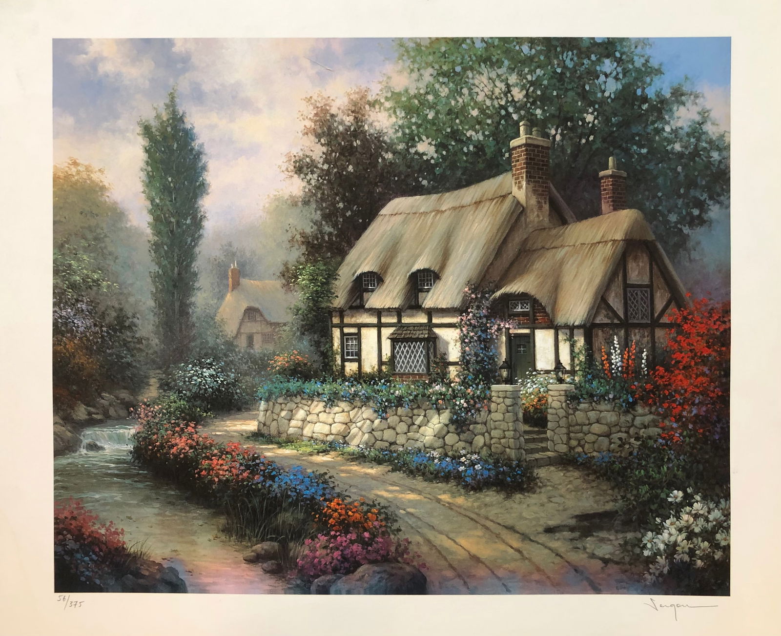 Carol Sergon "Shady Glen" Signed Serigraph LE (1 of 4)
